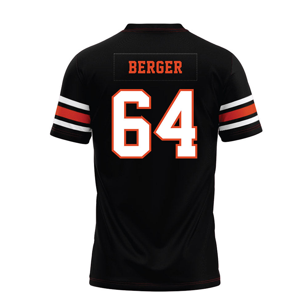 Oregon State - NCAA Football : Ryan Berger - Black Premium Football Jersey-1
