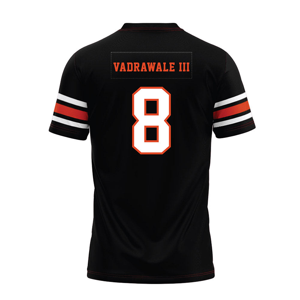 Oregon State - NCAA Football : Sailasa Vadrawale III - Black Premium Football Jersey-1