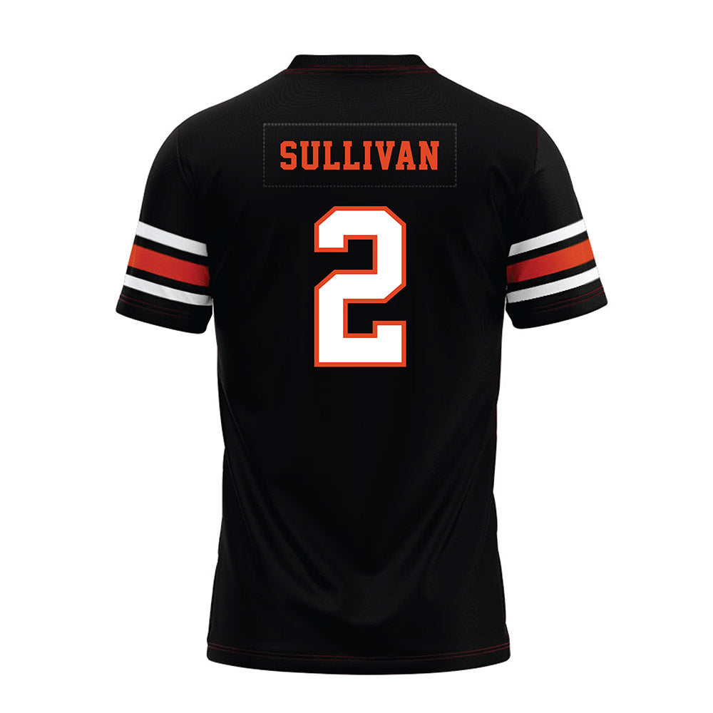 Oregon State - NCAA Football : Aiden Sullivan - Black Premium Football Jersey-1