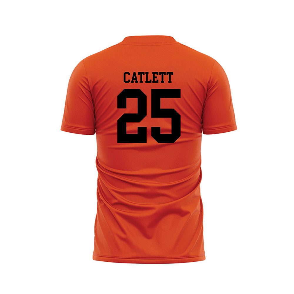 Oregon State - NCAA Men's Soccer : Sava Catlett - Orange Soccer Jersey-1