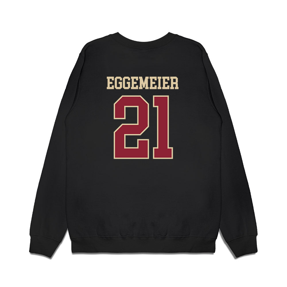 Boston College - NCAA Men's Basketball : Will Eggemeier - Vintage Basketball Premium Crewneck Sweatshirt-1