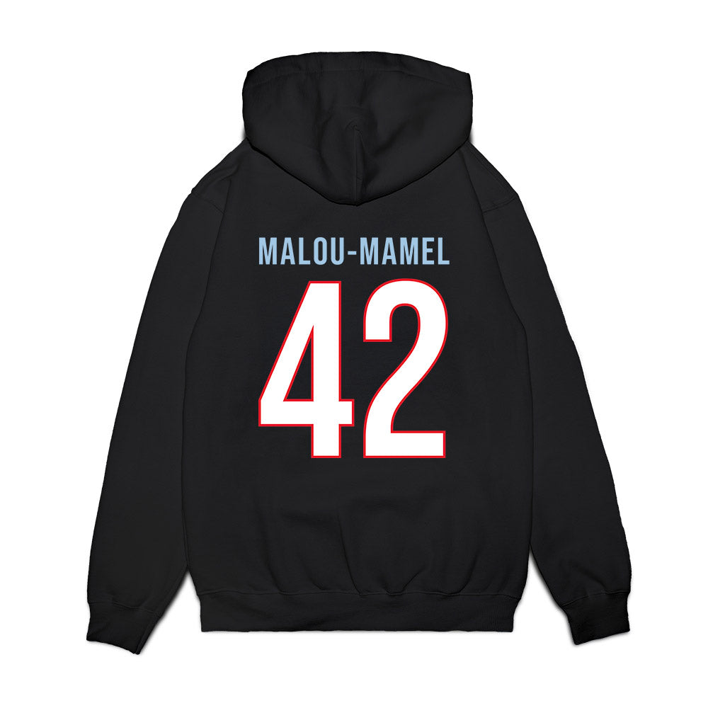 UConn - NCAA Women's Basketball : Gandy Malou-Mamel - Vintage Shersey Premium Hooded Sweatshirt-1