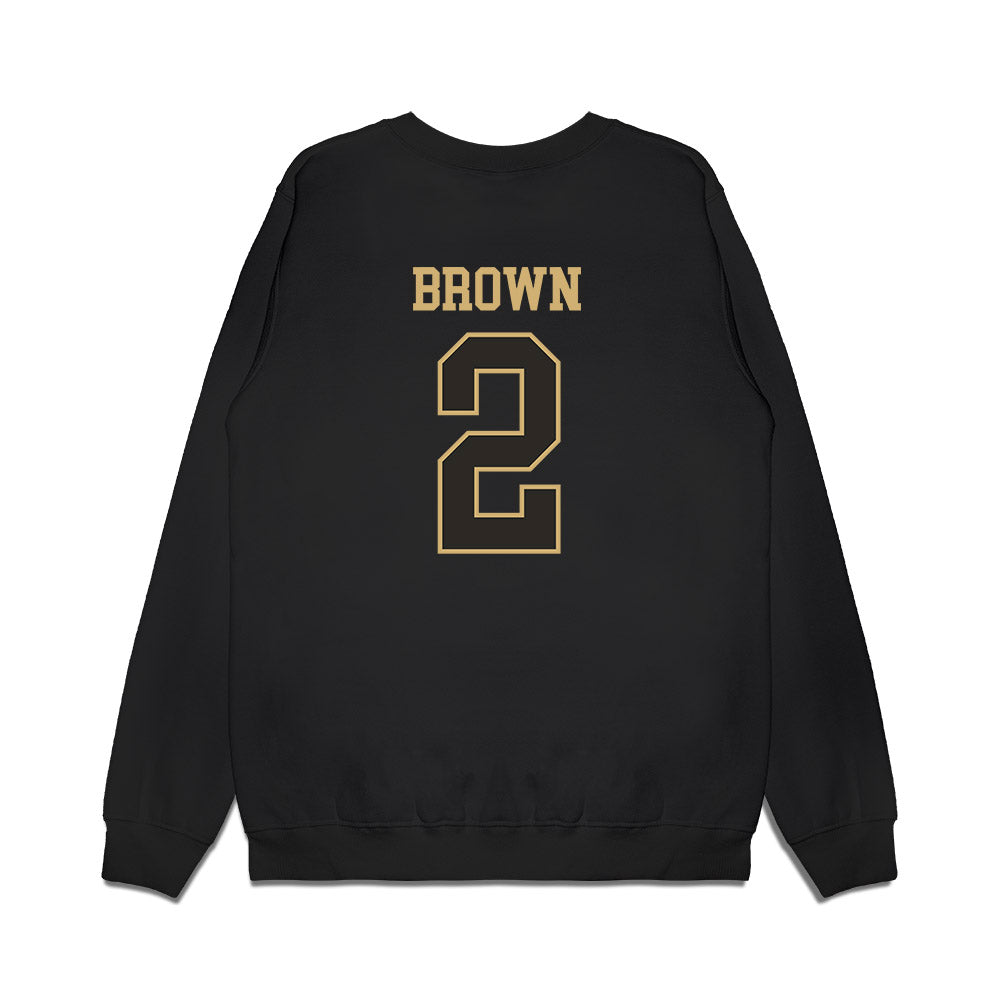 Vanderbilt - NCAA Women's Basketball : Jada Brown - Commodores Shersey Premium Crewneck Sweatshirt-1