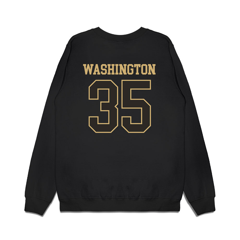 Vanderbilt - NCAA Women's Basketball : Sacha Washington - Commodores Shersey Premium Crewneck Sweatshirt-1