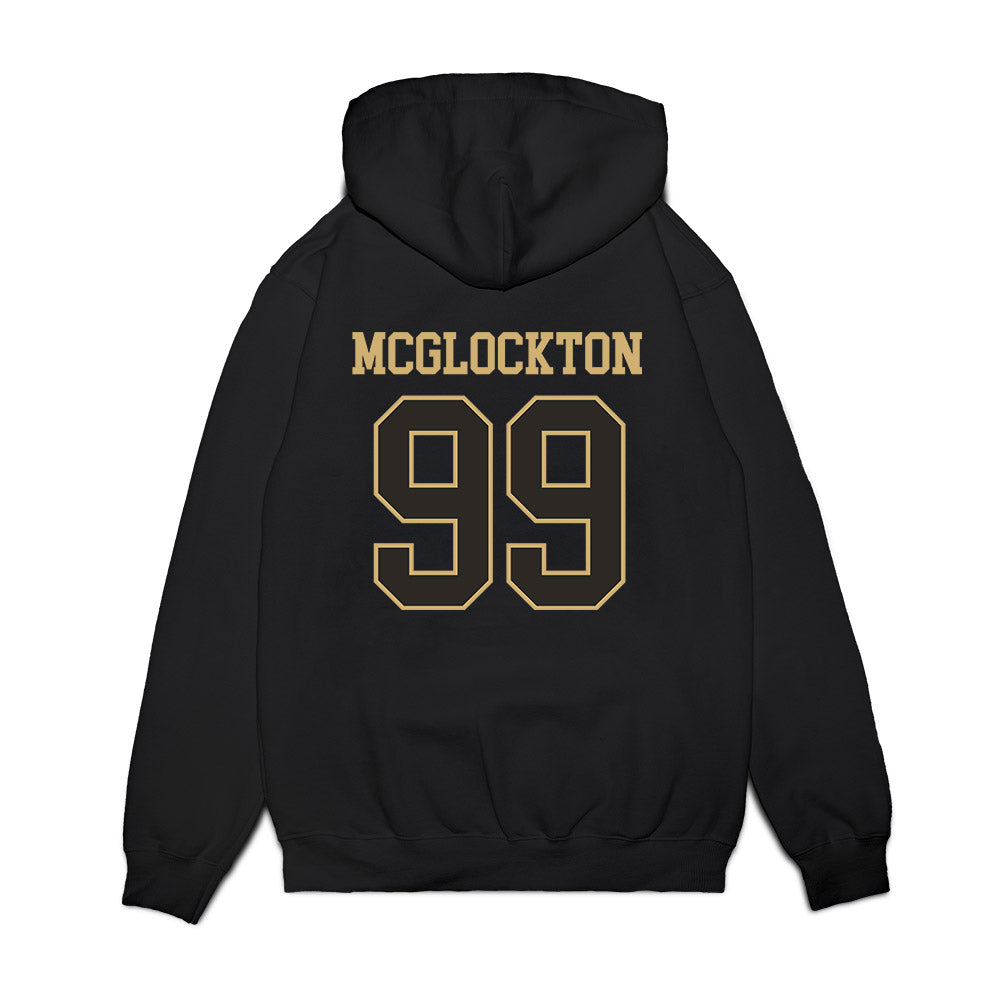 Vanderbilt - NCAA Men's Basketball : Devin Mcglockton - Commodores Shersey Premium Hooded Sweatshirt-1