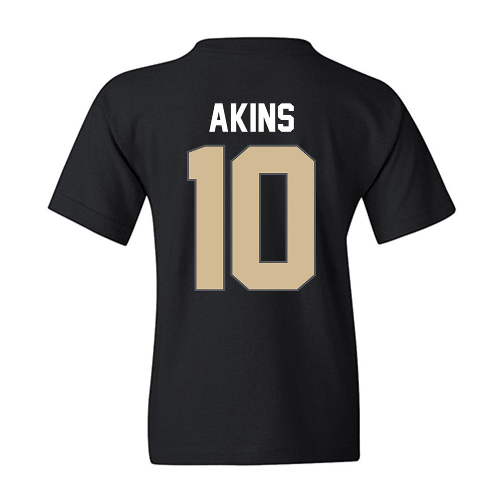 Wake Forest - NCAA Men's Basketball : Sebastian Akins - Vintage Basketball Youth T-Shirt-1