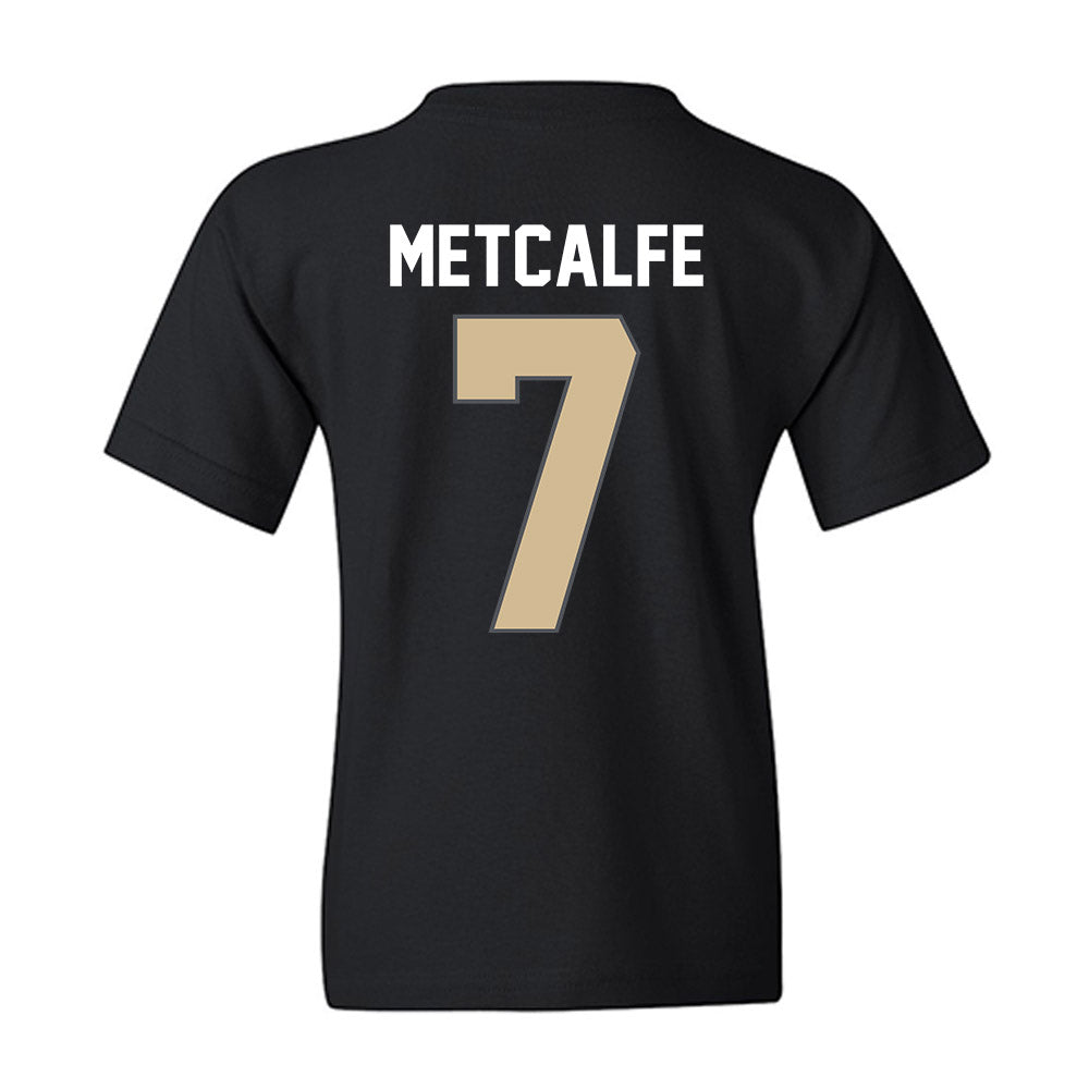 Wake Forest - NCAA Women's Basketball : Savannah Metcalfe - Vintage Basketball Youth T-Shirt-1