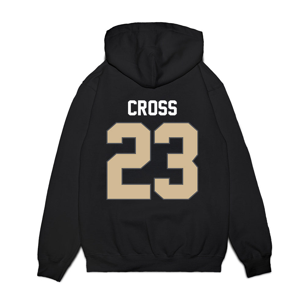 Wake Forest - NCAA Men's Basketball : Jaylen Cross - Vintage Basketball Premium Hooded Sweatshirt-1