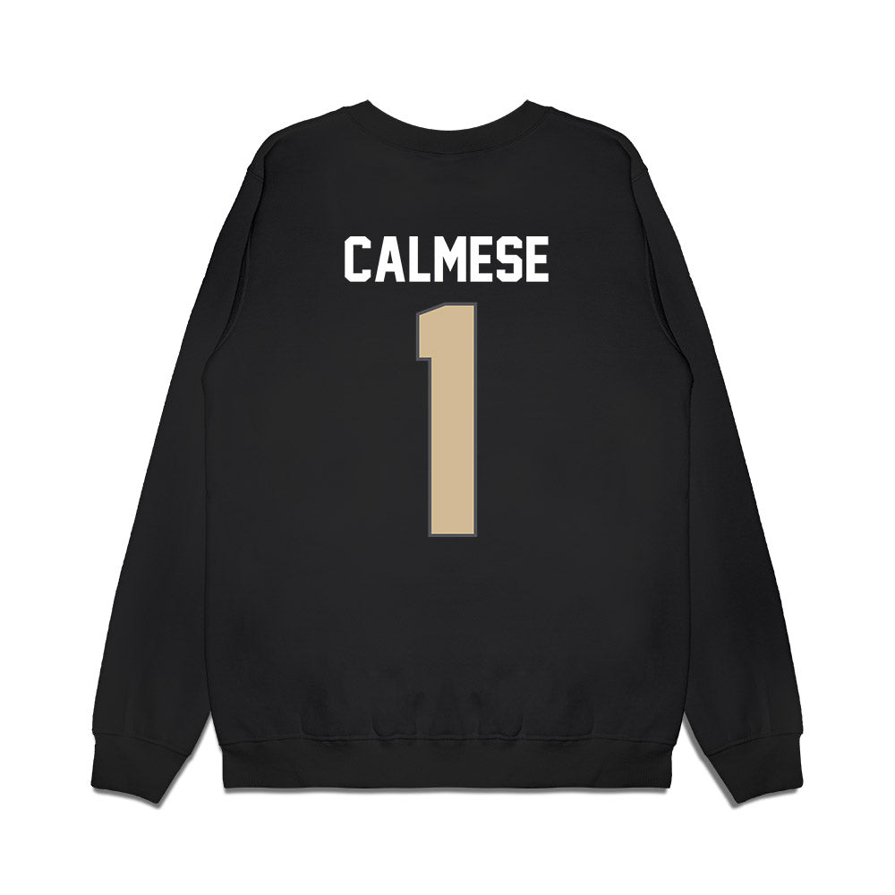 Wake Forest - NCAA Men's Basketball : Nate Calmese - Vintage Basketball Premium Crewneck Sweatshirt-1