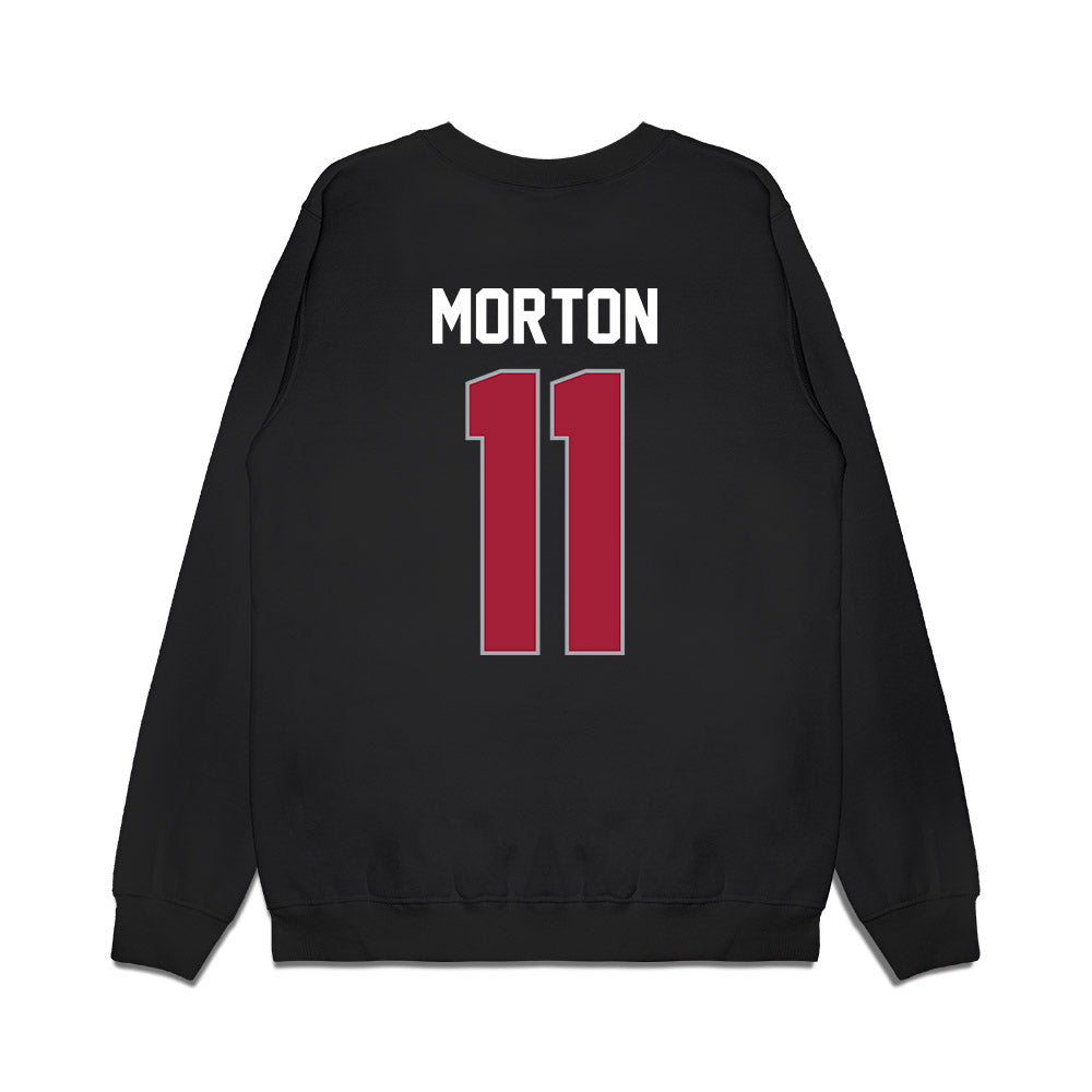 WSU - NCAA Men's Basketball : Jerone Morton - Cougars Shersey Premium Crewneck Sweatshirt-1