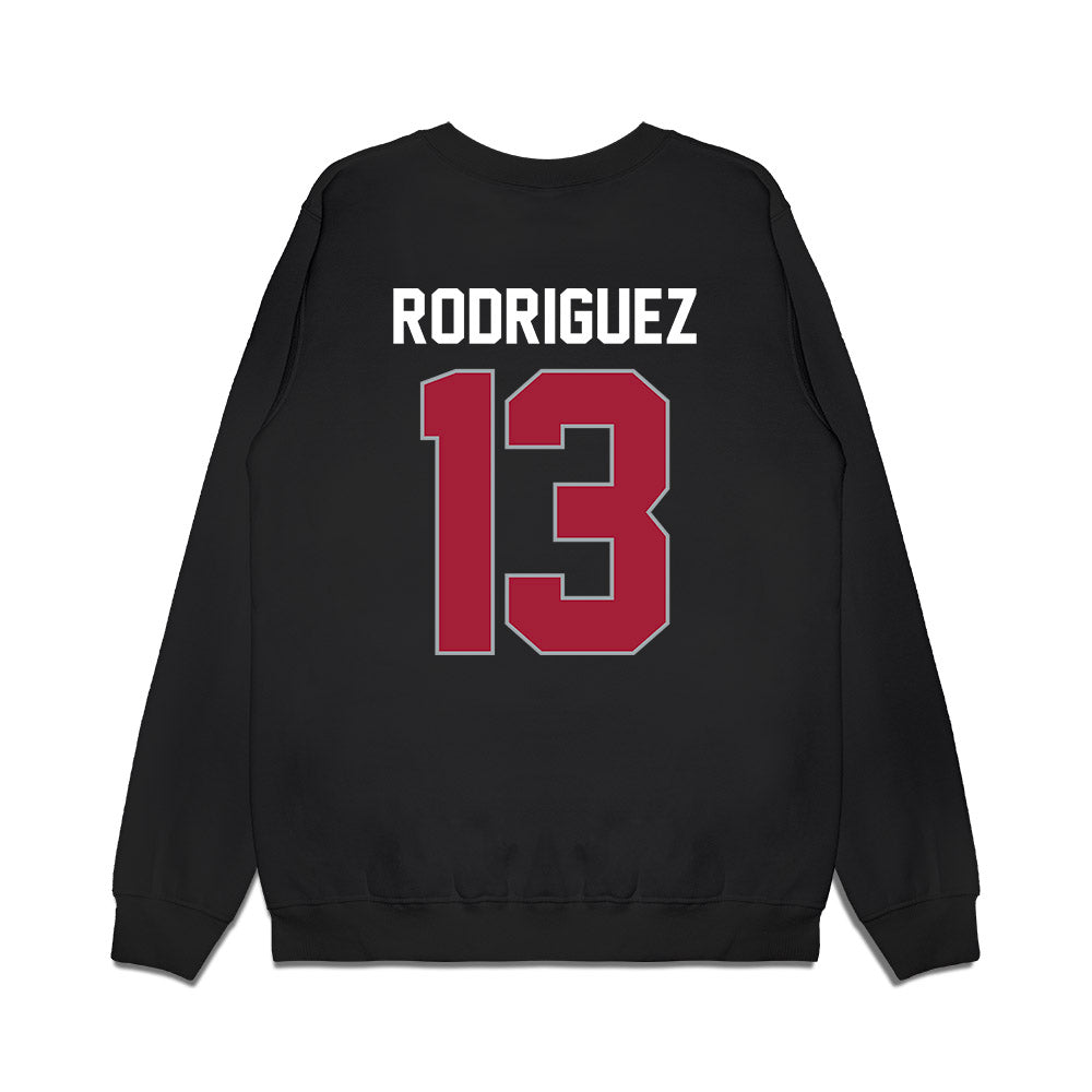 WSU - NCAA Men's Basketball : Adria Rodriguez - Cougars Shersey Premium Crewneck Sweatshirt-1