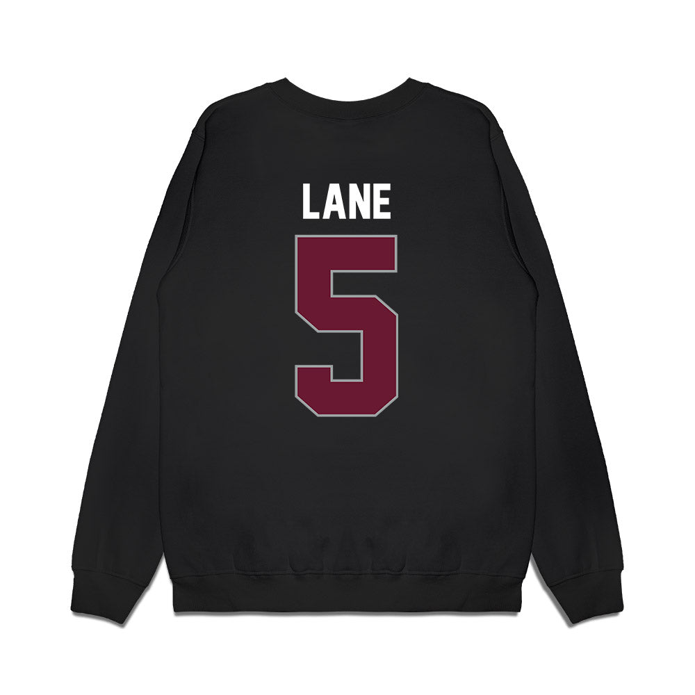 Texas A&M - NCAA Men's Basketball : Jacari Lane - Sports Shersey Premium Crewneck Sweatshirt-1