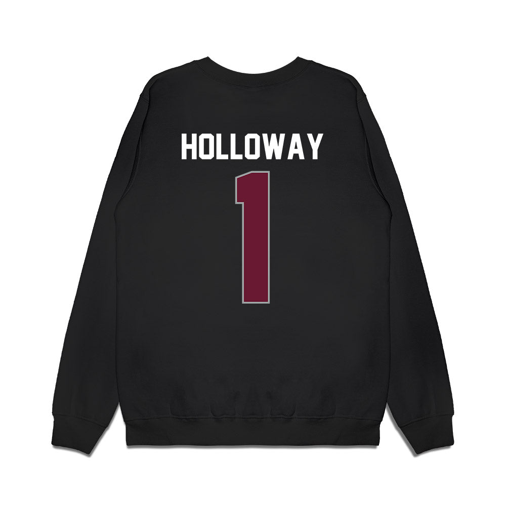 Texas A&M - NCAA Men's Basketball : Josh Holloway - Sports Shersey Premium Crewneck Sweatshirt-1