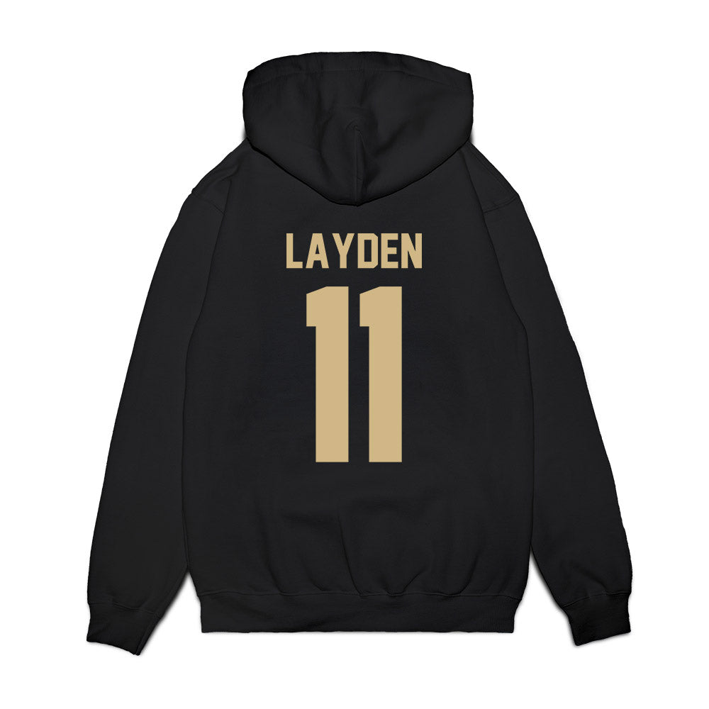 Purdue - NCAA Women's Basketball : McKenna Layden - Vintage Basketball Premium Hooded Sweatshirt-1