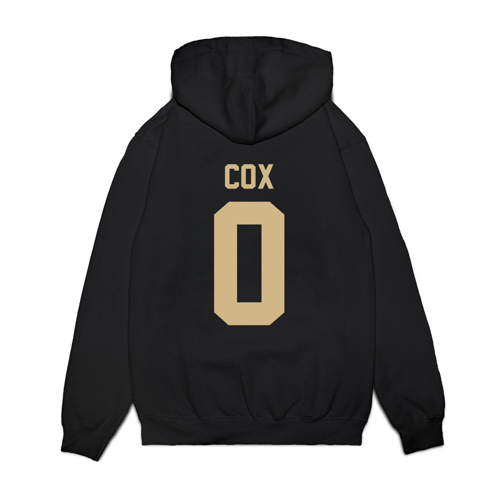 Purdue - NCAA Men's Basketball : CJ Cox - Vintage Basketball Premium Hooded Sweatshirt-1