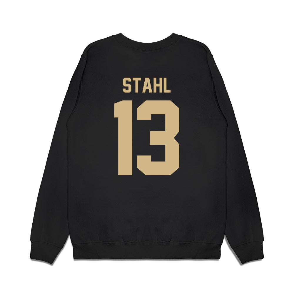 Purdue - NCAA Women's Basketball : Saige Stahl - Vintage Basketball Premium Crewneck Sweatshirt-1