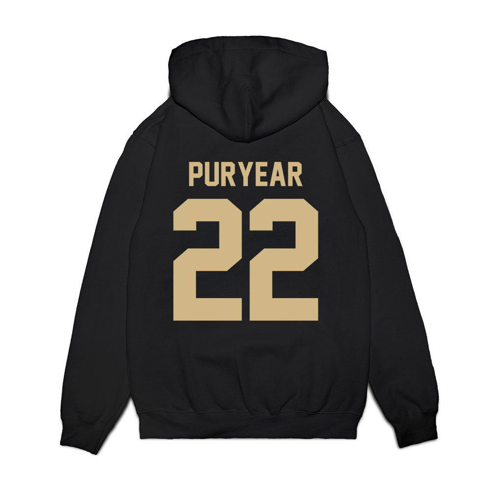 Purdue - NCAA Women's Basketball : Kendall Puryear - Vintage Basketball Premium Hooded Sweatshirt-1