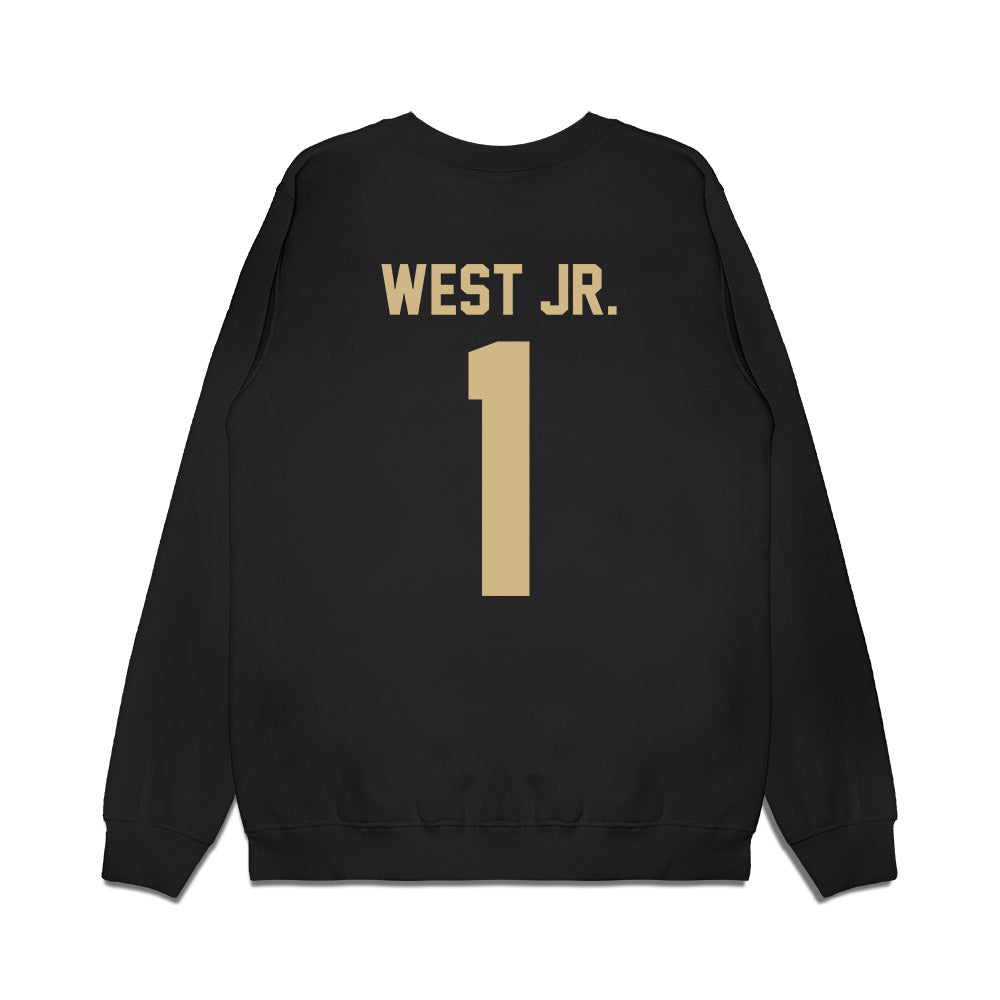 Purdue - NCAA Men's Basketball : Antione West Jr. - Vintage Basketball Premium Crewneck Sweatshirt-1