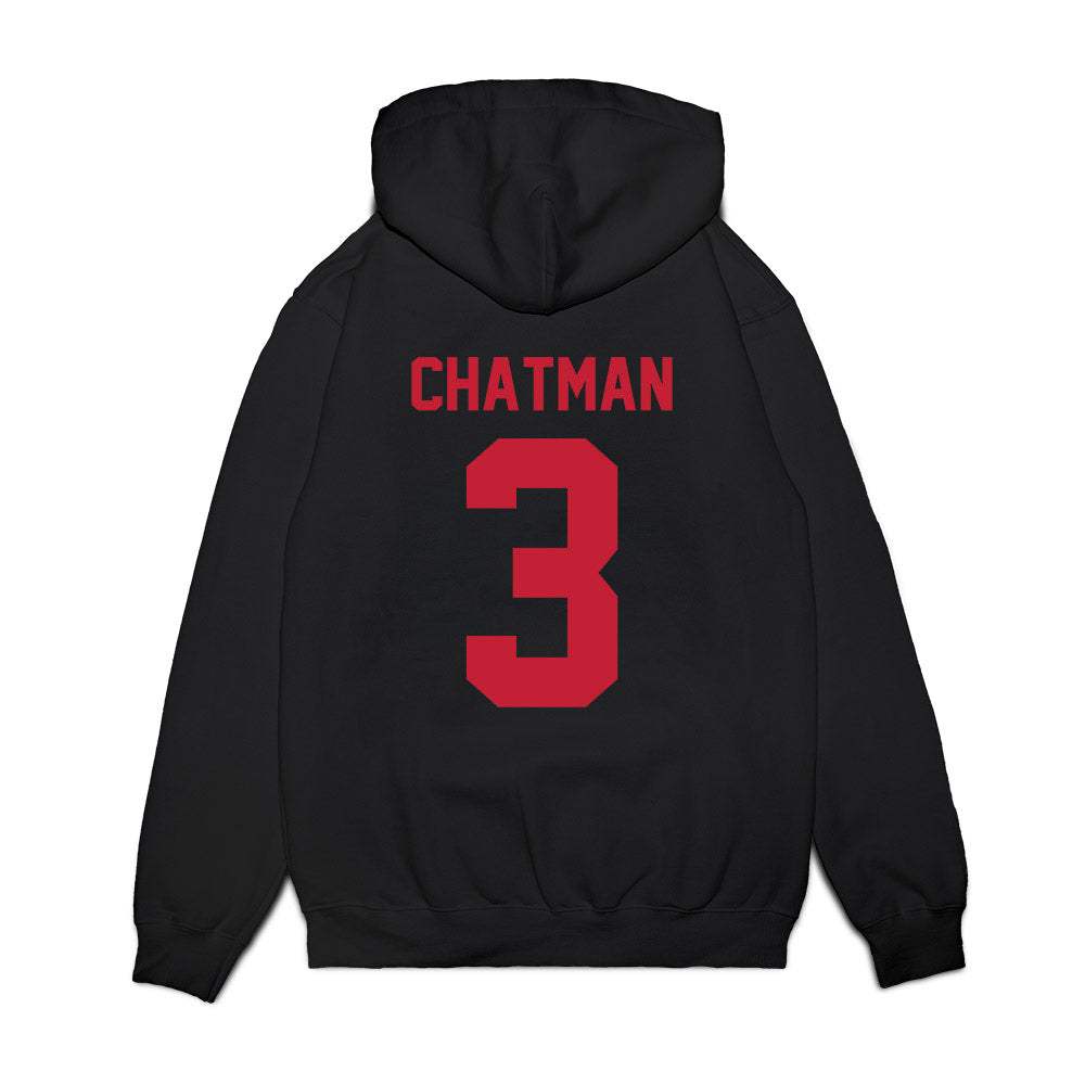 Ohio State - NCAA Men's Basketball : Taison Chatman - Vintage Basketball Premium Hooded Sweatshirt-1