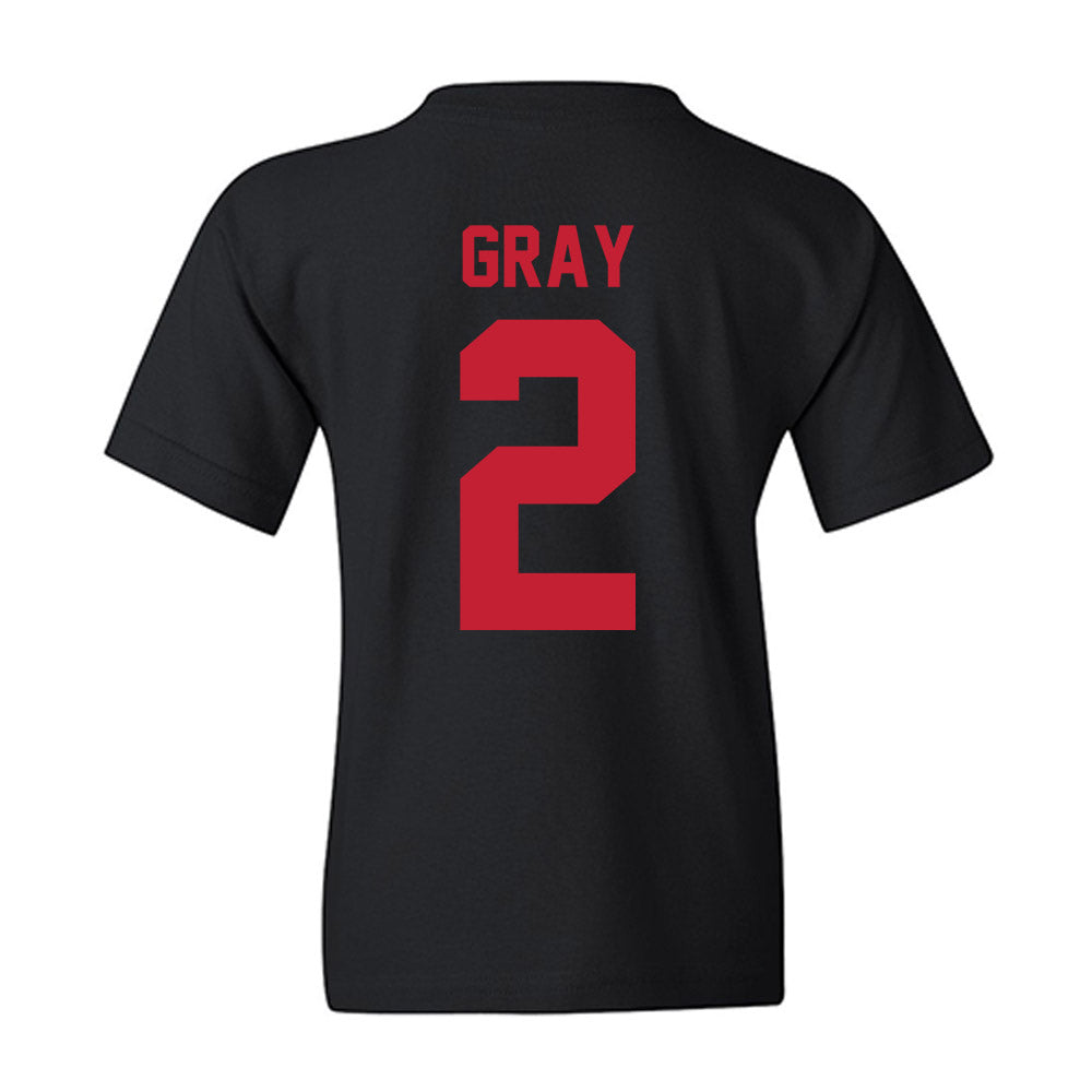 Ohio State - NCAA Women's Basketball : Chance Gray - Vintage Basketball Youth T-Shirt-1