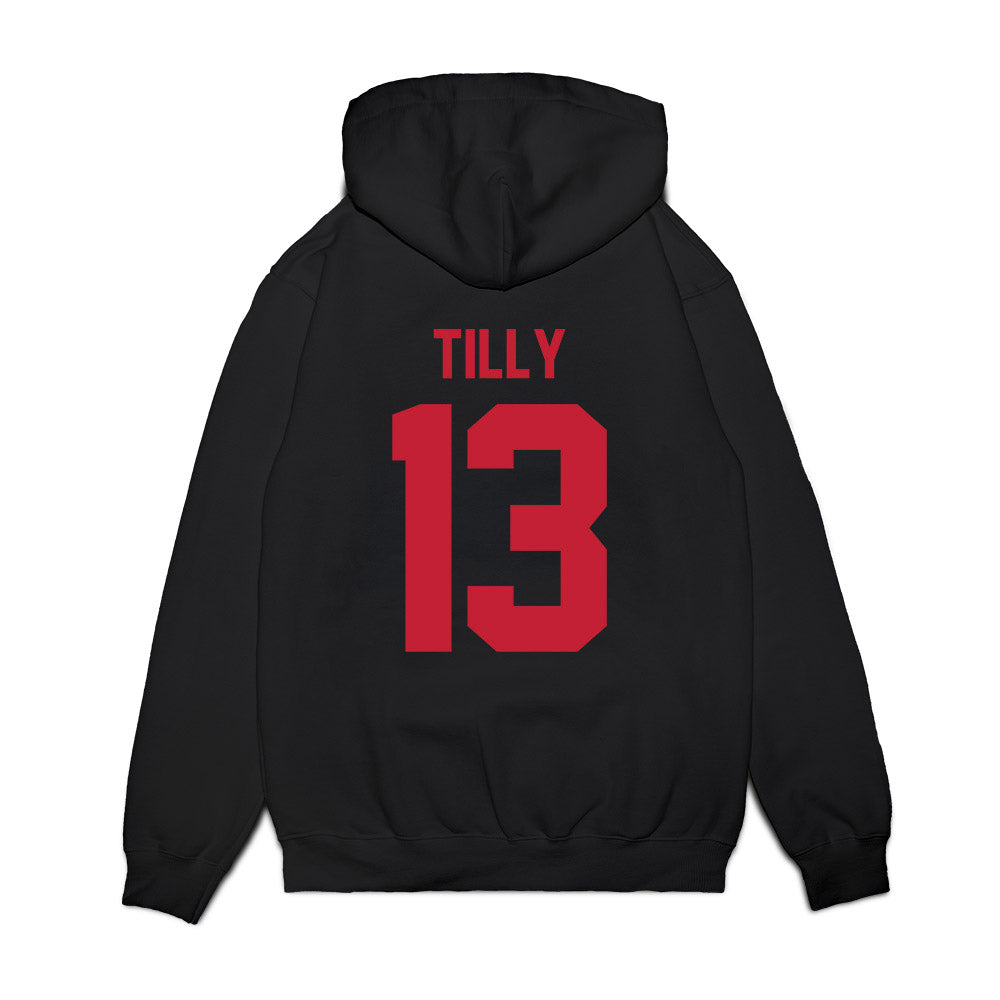 Ohio State - NCAA Men's Basketball : Christoph Tilly - Vintage Basketball Premium Hooded Sweatshirt-1
