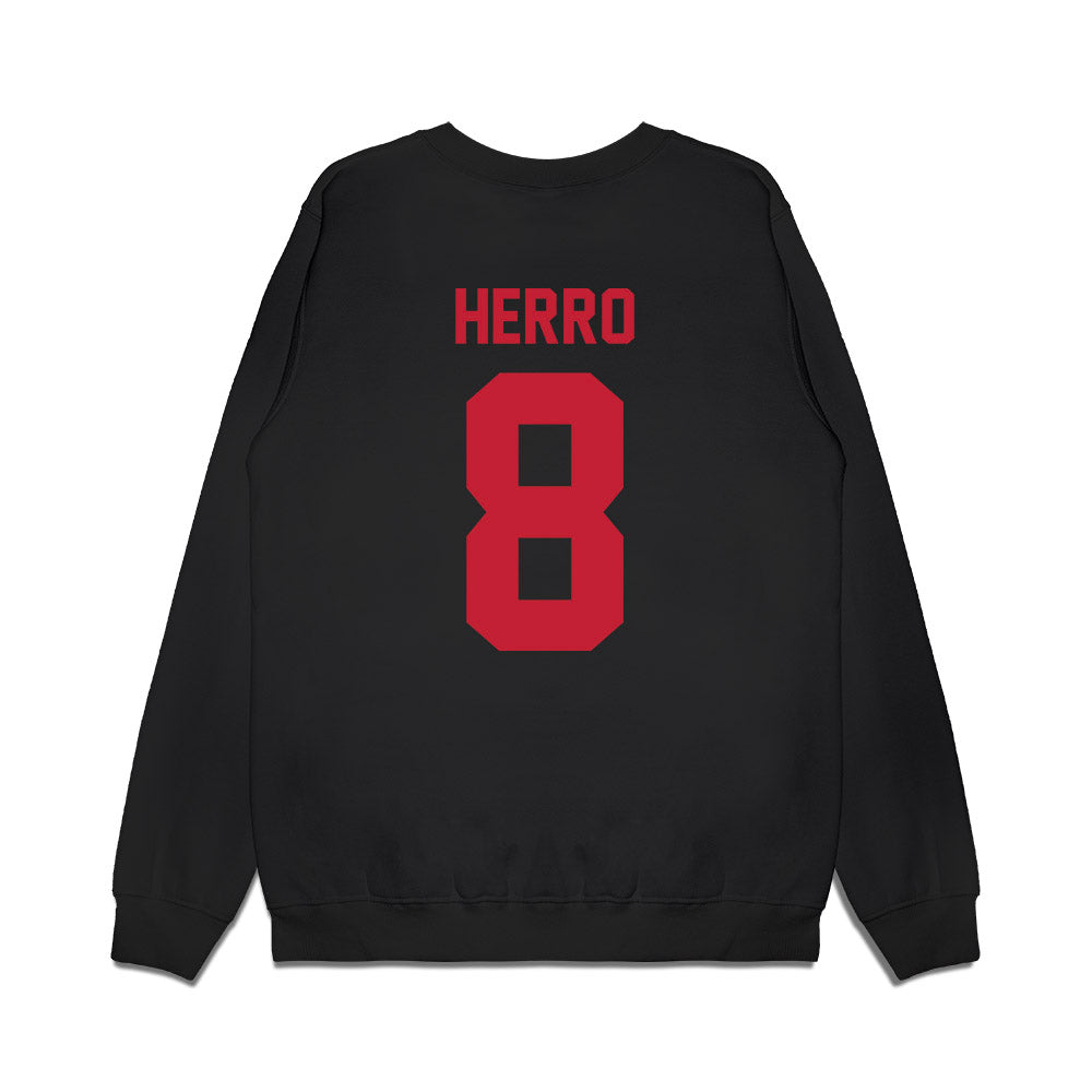 Ohio State - NCAA Men's Basketball : Myles Herro - Vintage Basketball Premium Crewneck Sweatshirt-1