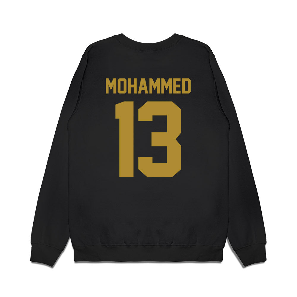 Notre Dame - NCAA Men's Basketball : Sir Mohammed - Vintage Shersey Premium Crewneck Sweatshirt-1