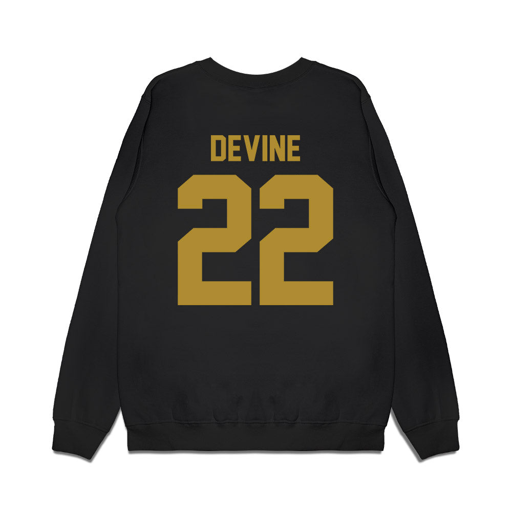 Notre Dame - NCAA Men's Basketball : Luke Devine - Vintage Shersey Premium Crewneck Sweatshirt-1
