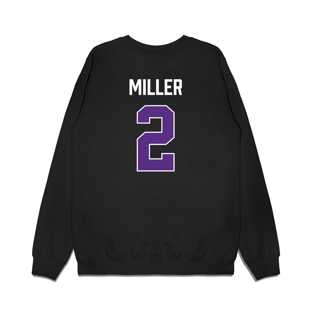 TCU - NCAA Men's Basketball : Emanuel Miller - Vintage Basketball Premium Crewneck Sweatshirt-1