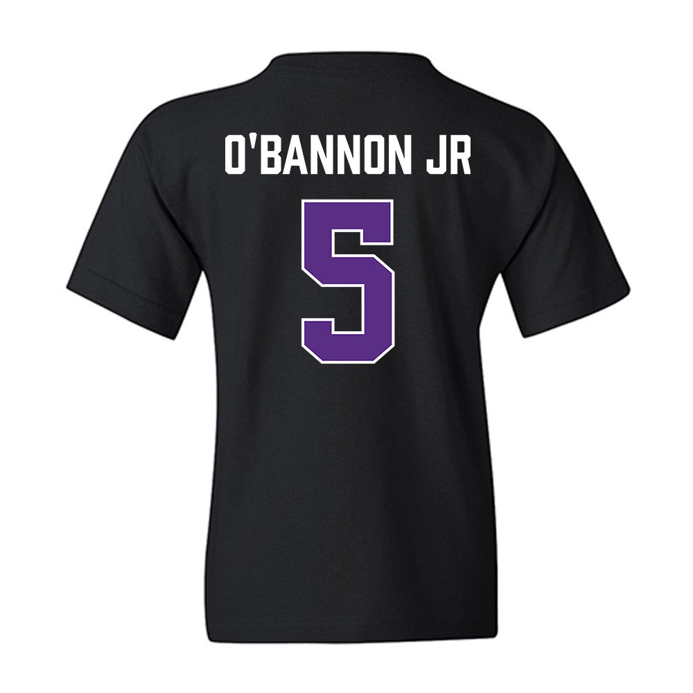 TCU - NCAA Men's Basketball : Charles O'Bannon Jr - Vintage Basketball Youth T-Shirt-1