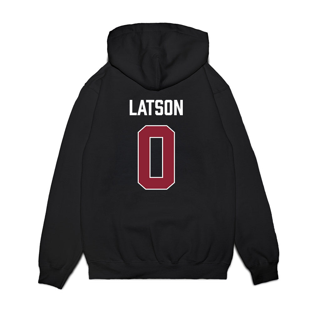 South Carolina - NCAA Women's Basketball : Ta'Niya Latson - Gamecocks Shersey Premium Hooded Sweatshirt-1