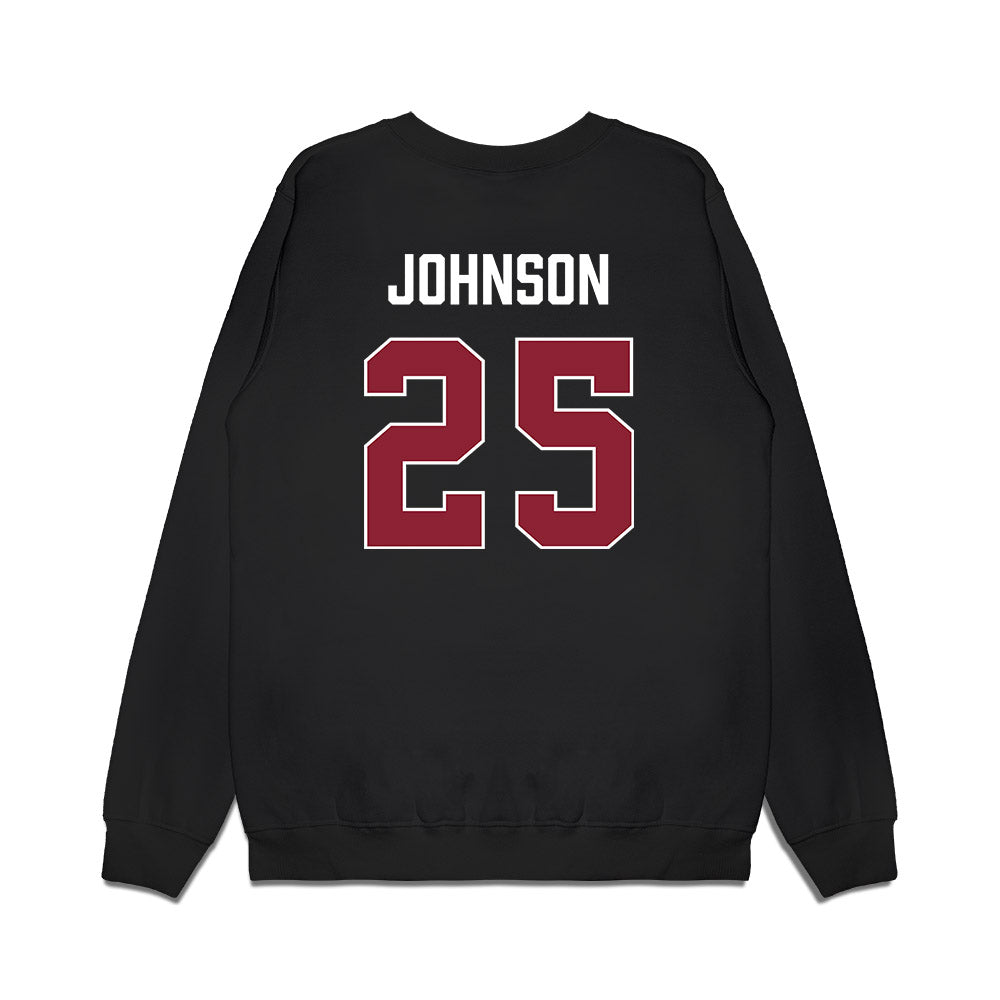 South Carolina - NCAA Women's Basketball : Raven Johnson - Gamecocks Shersey Premium Crewneck Sweatshirt-1
