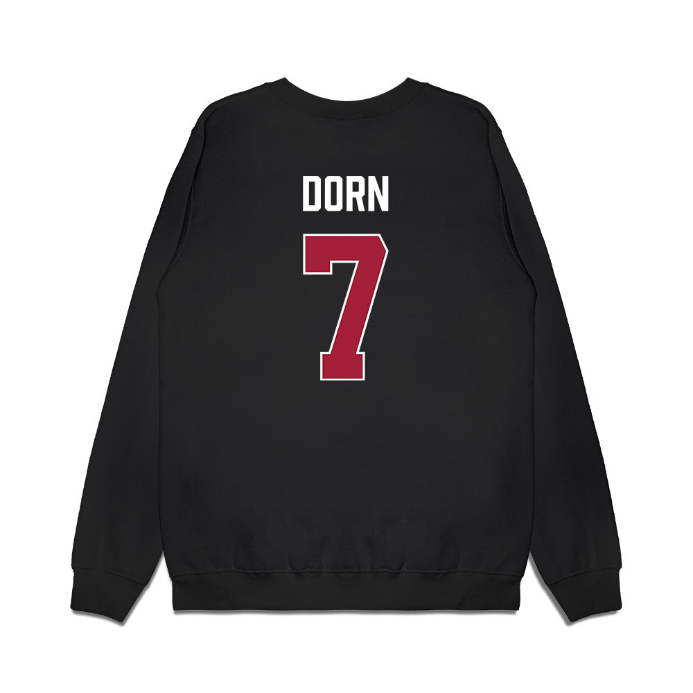 Indiana - NCAA Men's Basketball : Nicholas Dorn - Vintage Basketball Premium Crewneck Sweatshirt-1