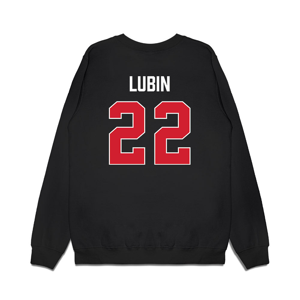 NC State - NCAA Men's Basketball : Ven-Allen Lubin - Vintage Shersey Premium Crewneck Sweatshirt-1