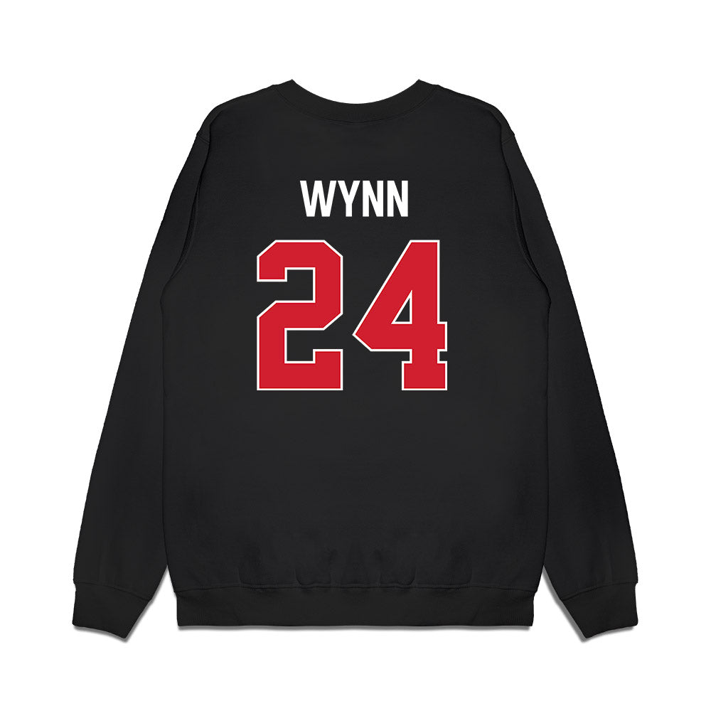 Texas Tech - NCAA Women's Basketball : Jada Wynn - Vintage Basketball Premium Crewneck Sweatshirt-1