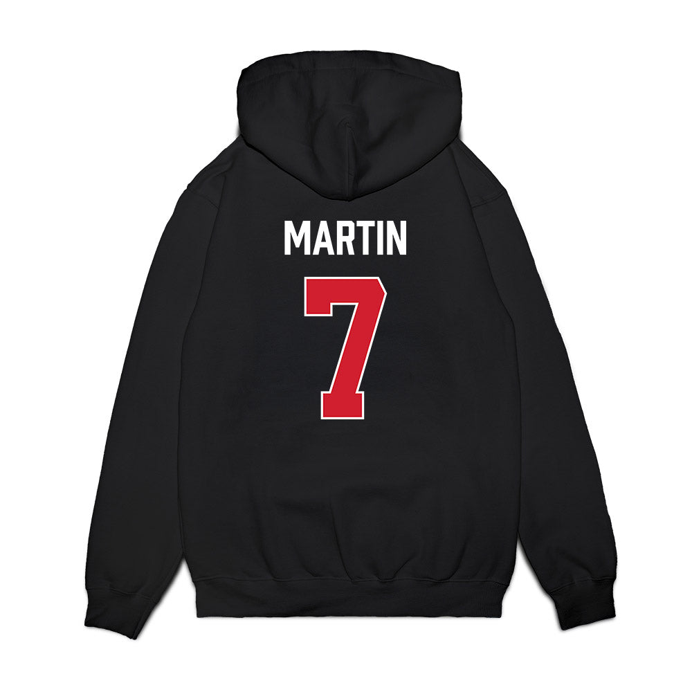 Texas Tech - NCAA Women's Basketball : Kalysta Martin - Vintage Basketball Premium Hooded Sweatshirt-1