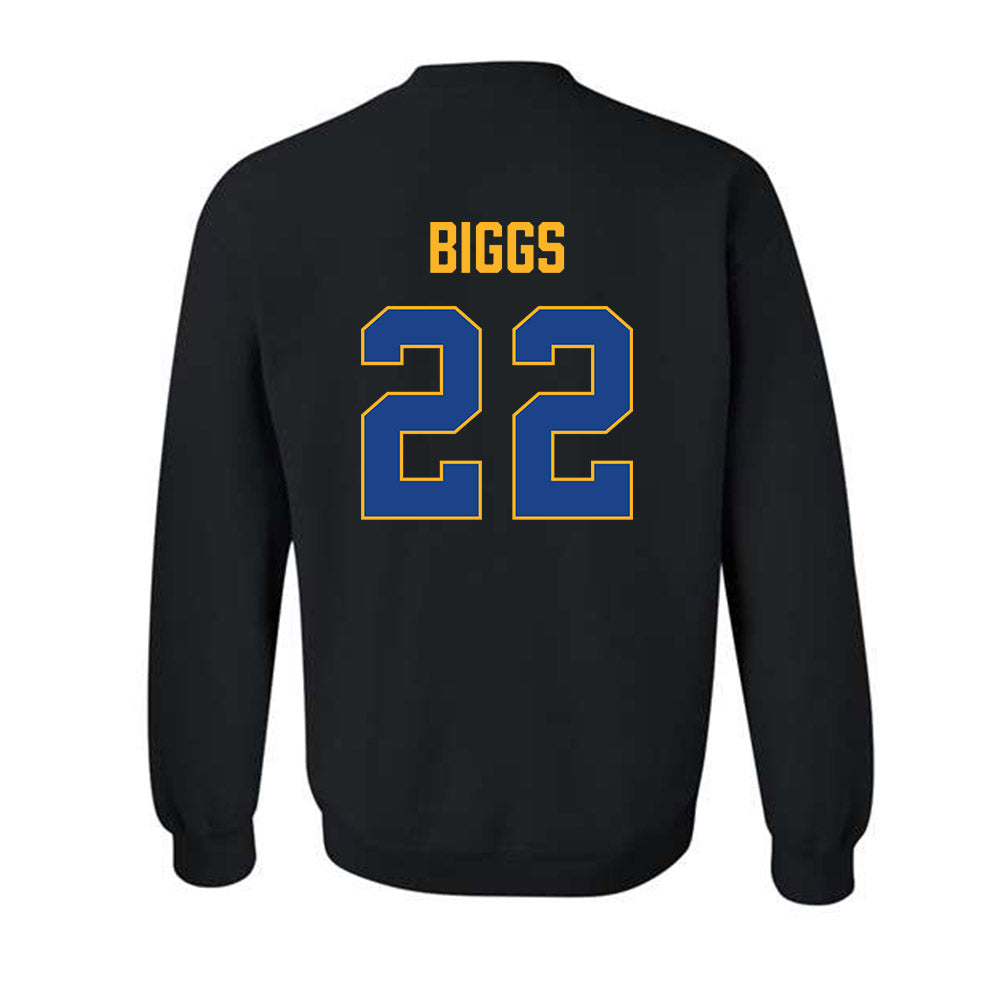 Pittsburgh - NCAA Women's Basketball : Audrey Biggs - Vintage Shersey Crewneck Sweatshirt-1