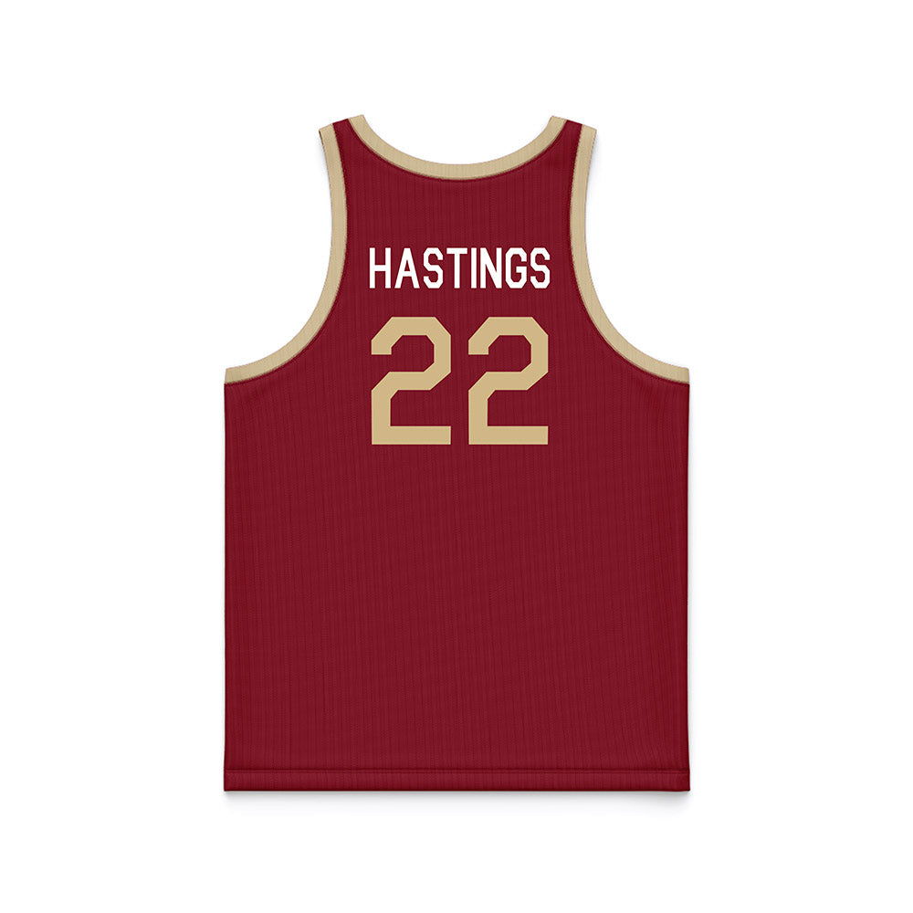 Boston College - NCAA Men's Basketball : Jayden Hastings - Hardwood Reissue Basketball Jersey-1