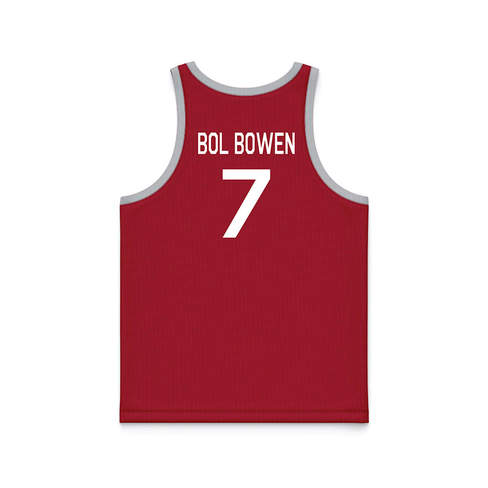 Alabama - NCAA Men's Basketball : Taylor Bol Bowen - Hardwood Reissue Basketball Jersey-1