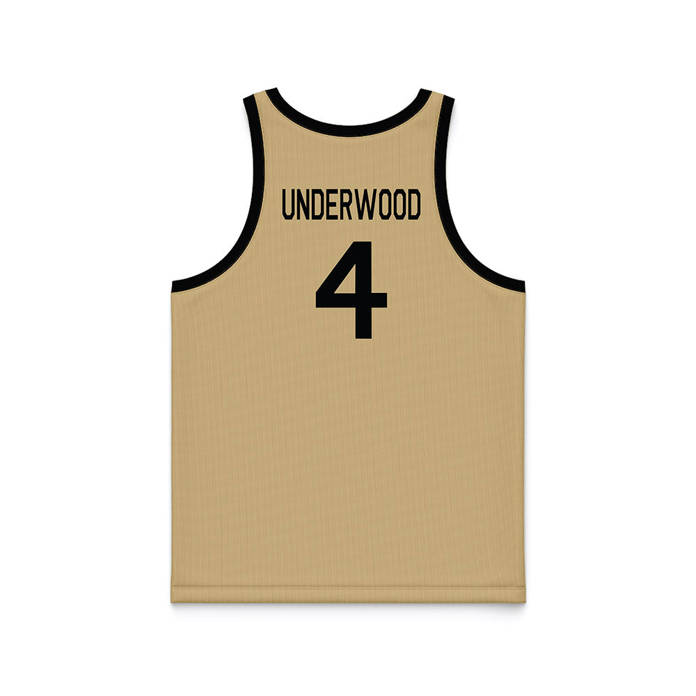 Wake Forest - NCAA Men's Basketball : Will Underwood - Hardwood Reissue Basketball Jersey-1