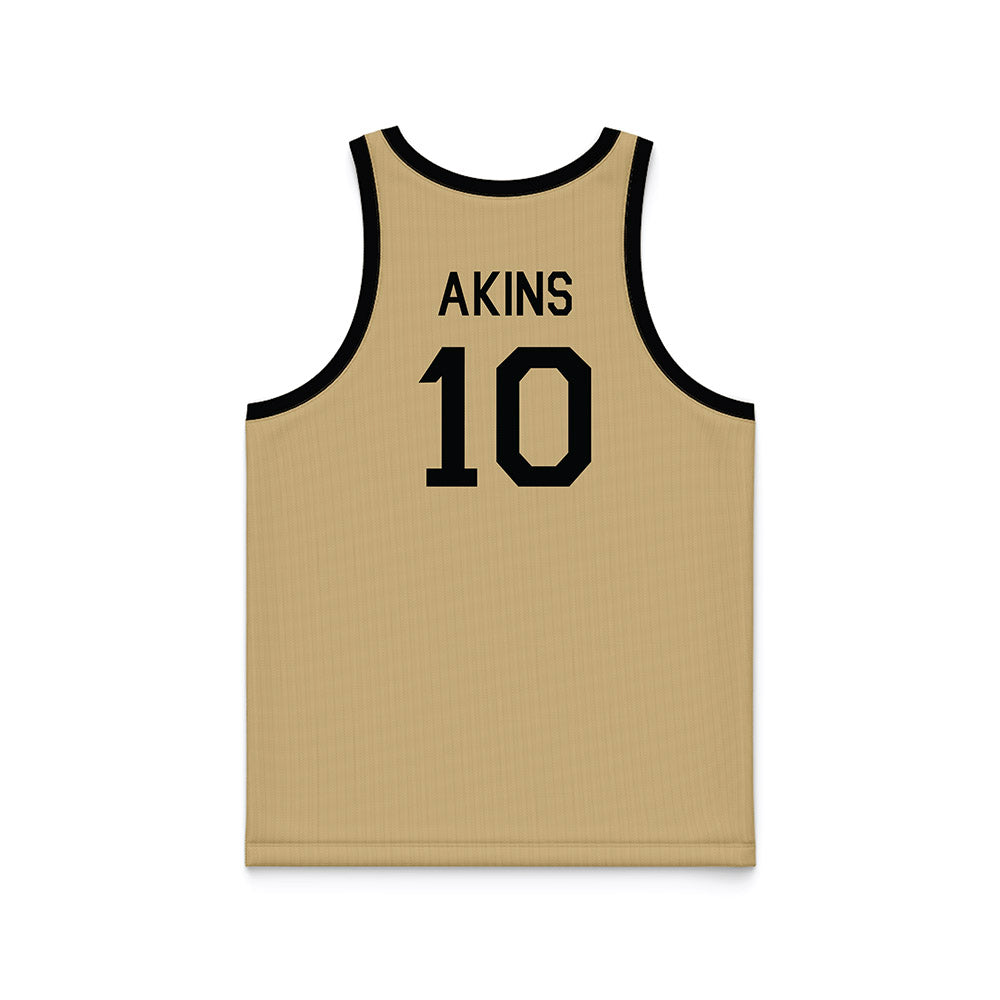 Wake Forest - NCAA Men's Basketball : Sebastian Akins - Hardwood Reissue Basketball Jersey-1