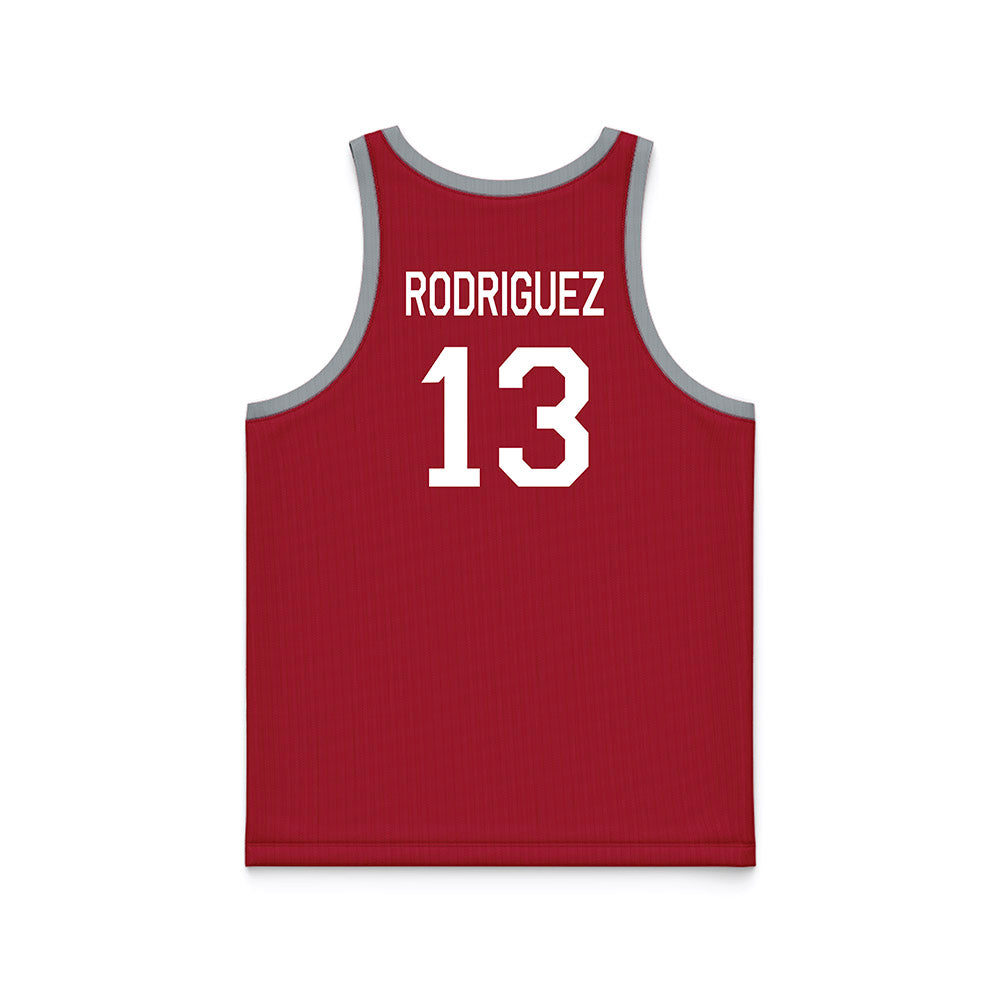 WSU - NCAA Men's Basketball : Adria Rodriguez - Hardwood Reissue Basketball Jersey-1
