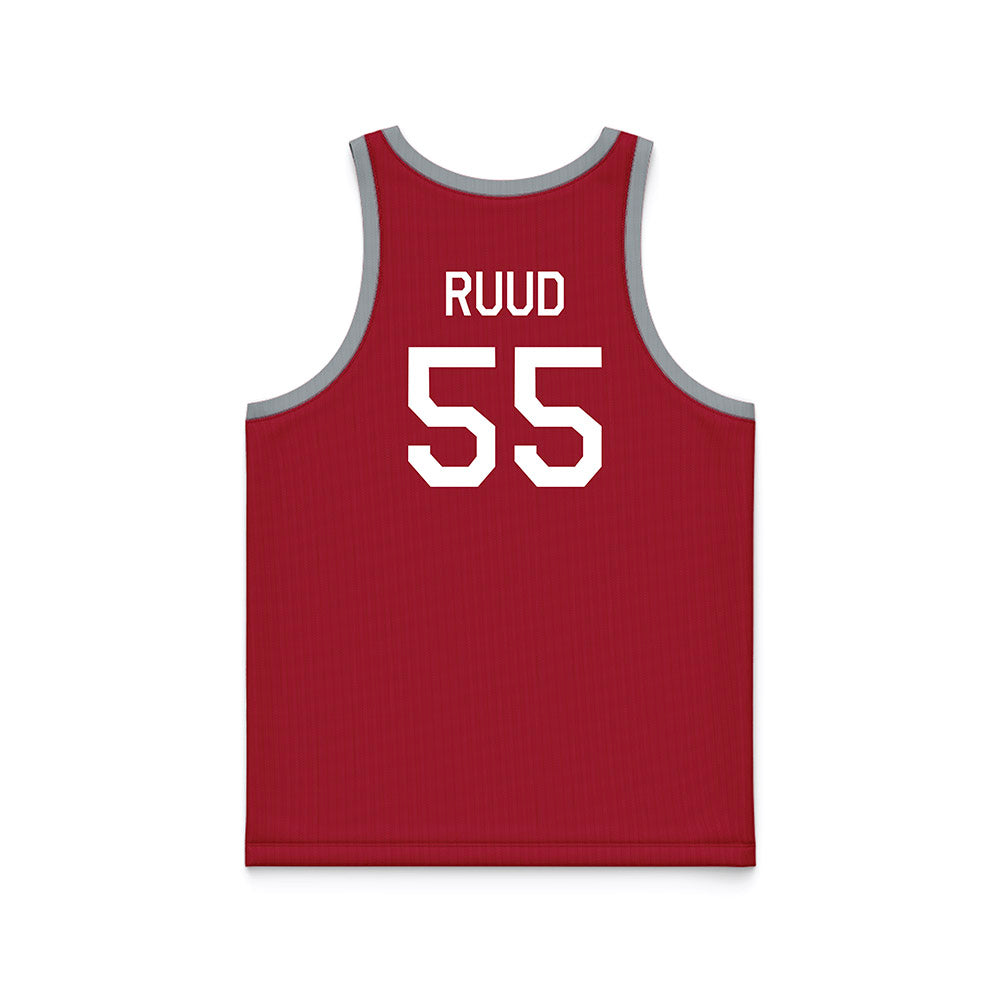 WSU - NCAA Women's Basketball : Malia Ruud - Hardwood Reissue Basketball Jersey-1