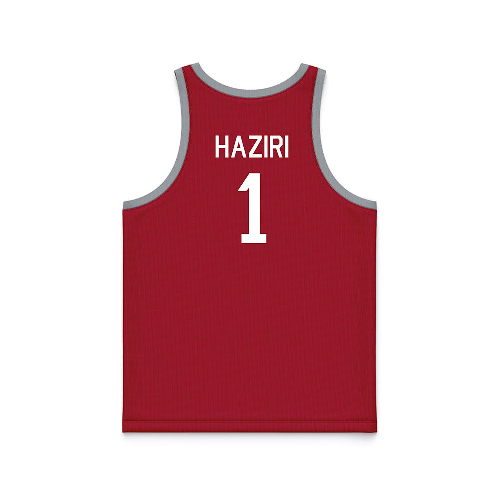 WSU - NCAA Women's Basketball : Malvina Haziri - Hardwood Reissue Basketball Jersey-1