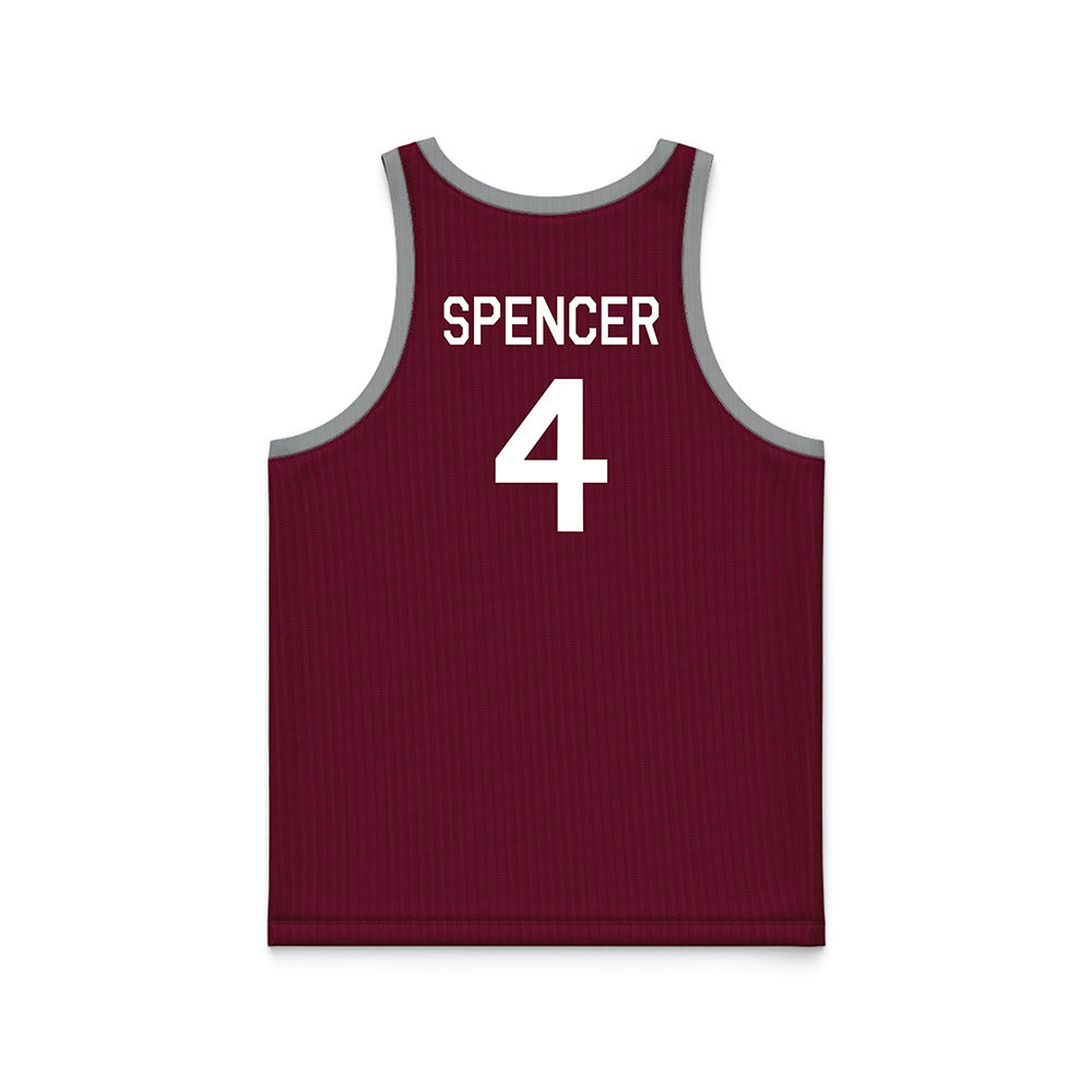 Texas A&M - NCAA Women's Basketball : Chaney Spencer - Hardwood Reissue Basketball Jersey-1