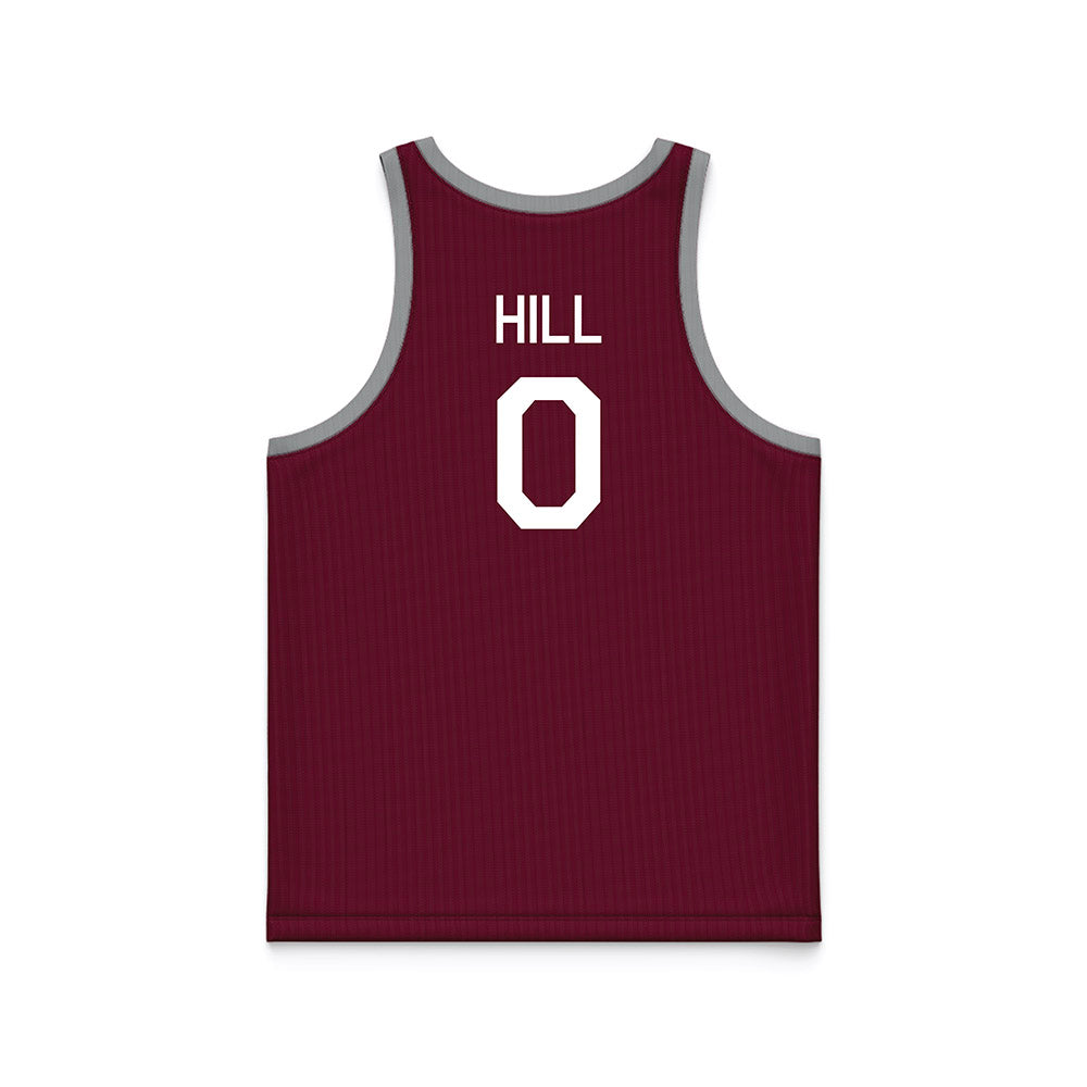 Texas A&M - NCAA Men's Basketball : Marcus Hill - Hardwood Reissue Basketball Jersey-1