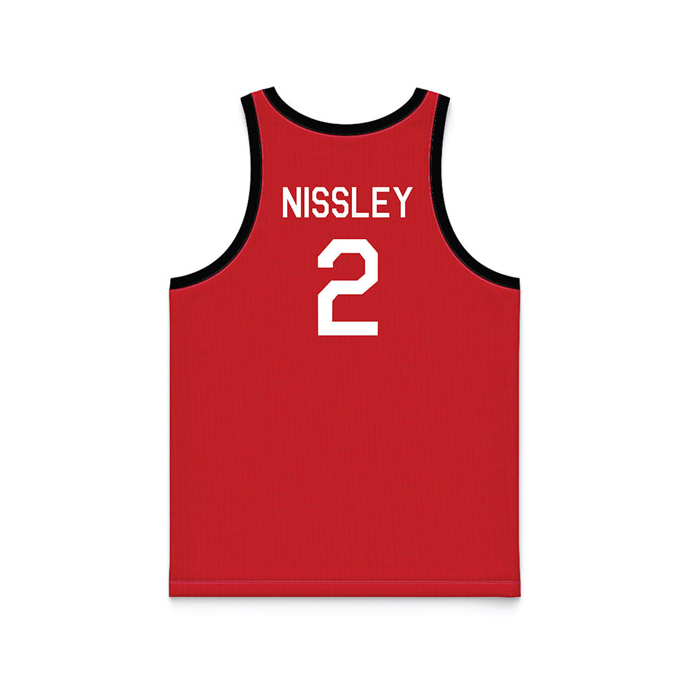 Nebraska - NCAA Women's Basketball : Logan Nissley - Hardwood Reissue Basketball Jersey-1
