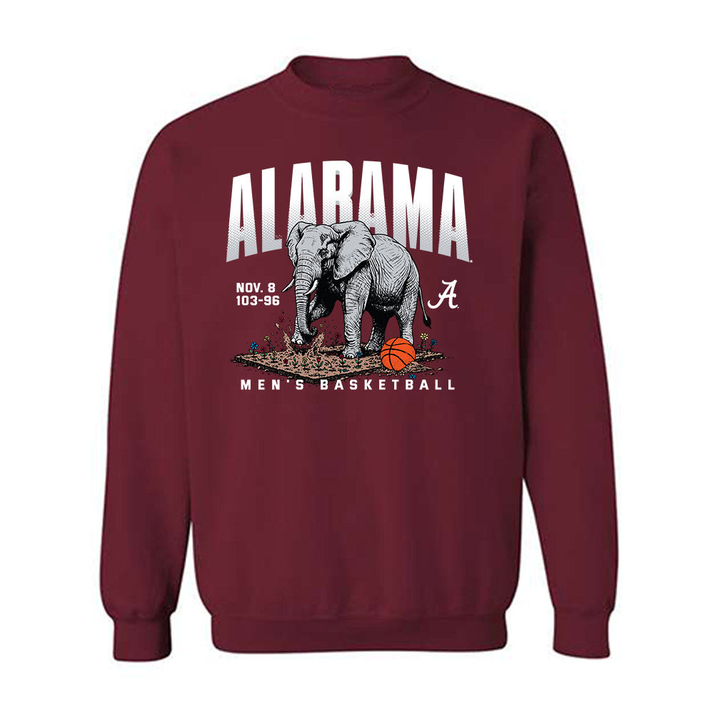 Alabama - NCAA Men's Basketball : - Graphic Tee Crewneck Sweatshirt-0