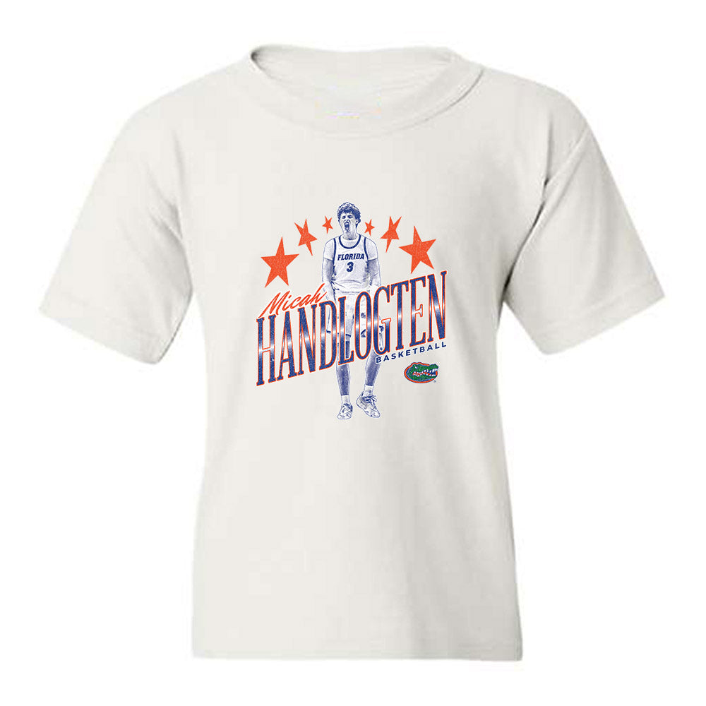 Florida - NCAA Men's Basketball : Micah Handlogten - Graphic Youth T-Shirt-0