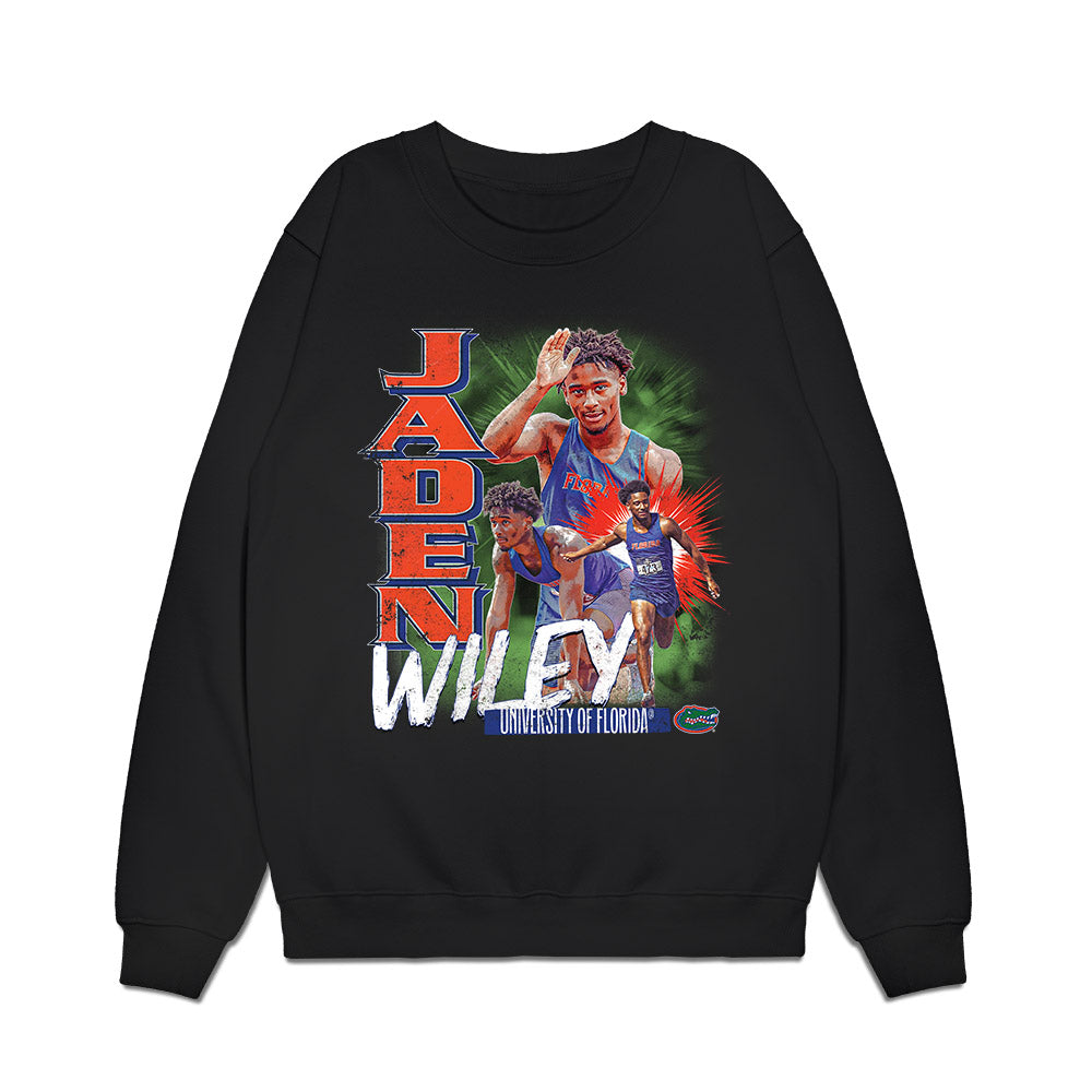 Florida - NCAA Men's Track & Field : Jaden Wiley - Collage Premium Crewneck Sweatshirt-0